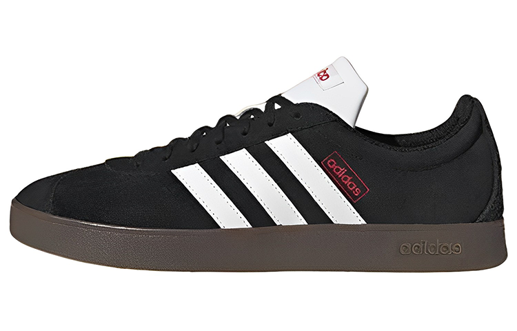 Adidas Vl Court Lifestyle Skate Shoes 'Black White Gum'