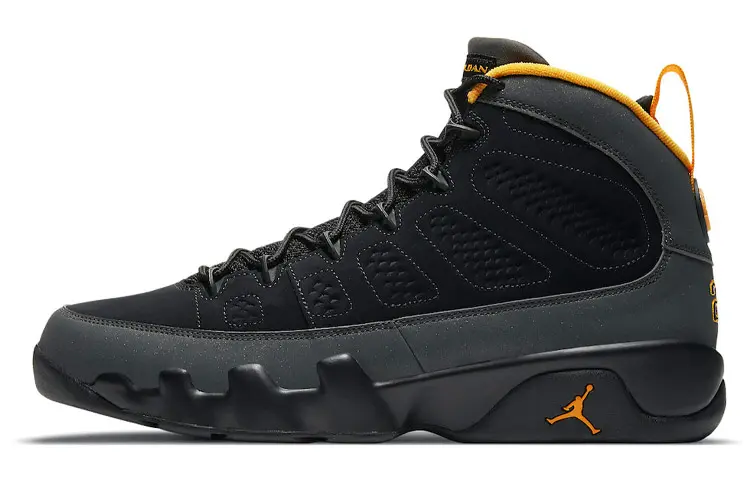 Air Jordan 9 Retro 'Black Dark Charcoal University Gold'