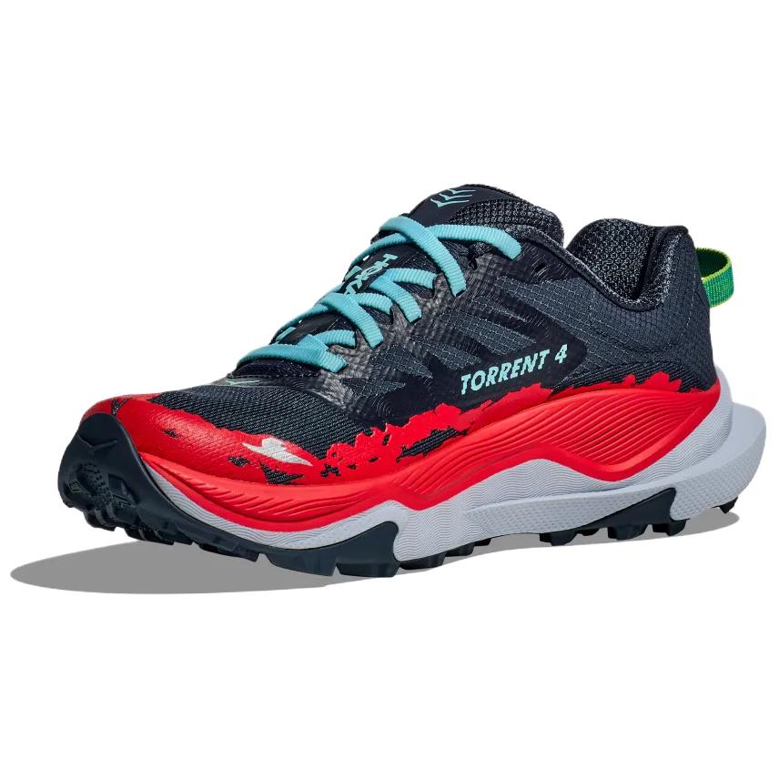 HOKA ONE ONE Anti Slip Wear Resistant Low Top Running Shoes Women's Gray Red
