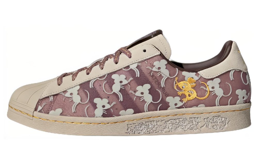 Adidas Originals Superstar 80s X Han Meilin 'Gray Brown'