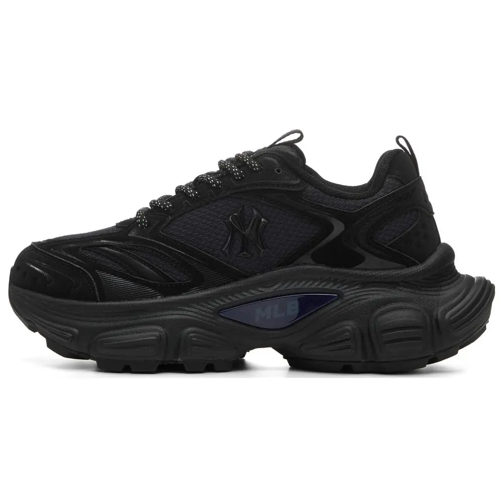 MLB Basic Boston Red Sox Cushioning Height Increasing Lightweight Breathable Low top Chunky Sneakers Unisex Black