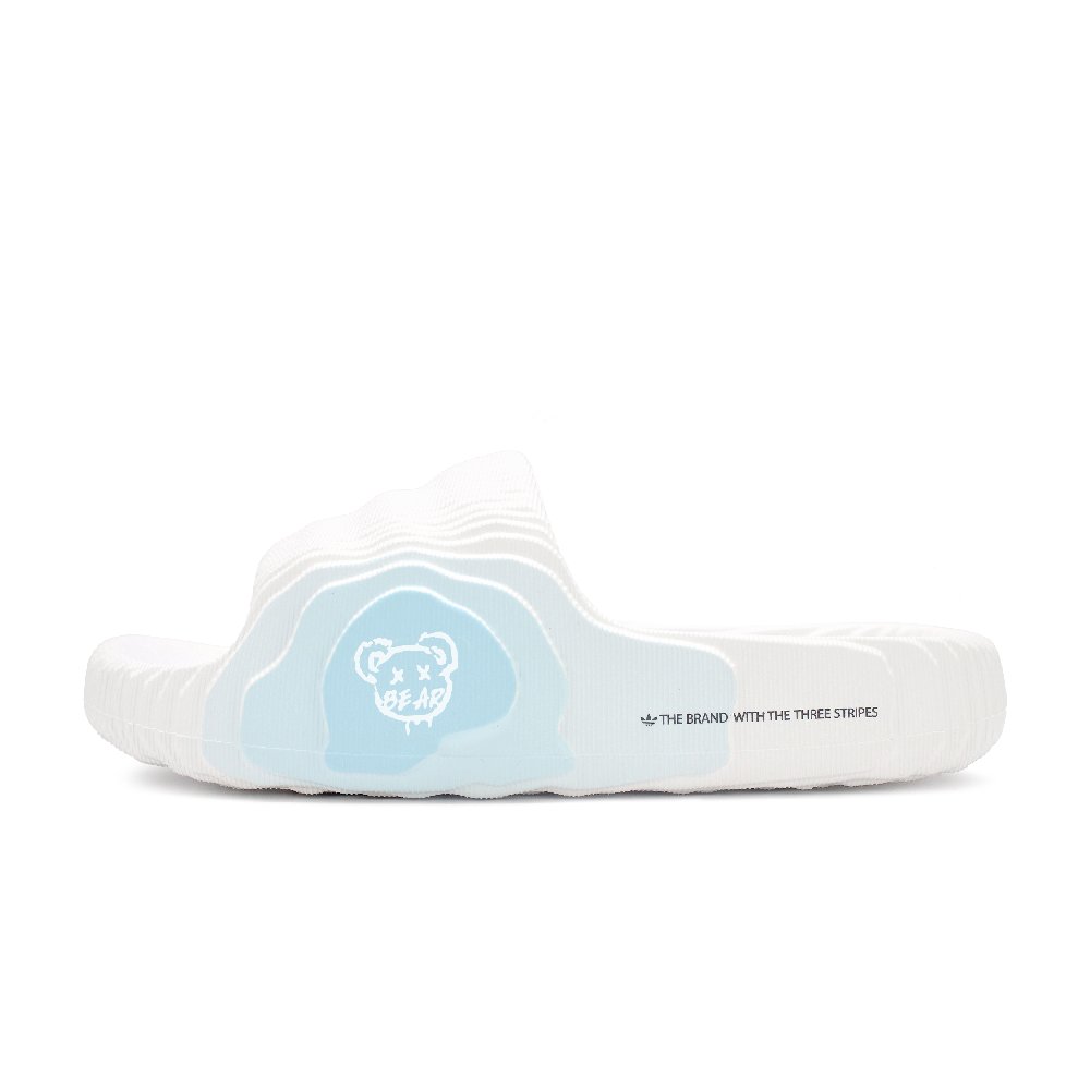 Adidas Originals ADILETTE 22 Abrasion Resistant Slide Slippers Unisex Blue White
