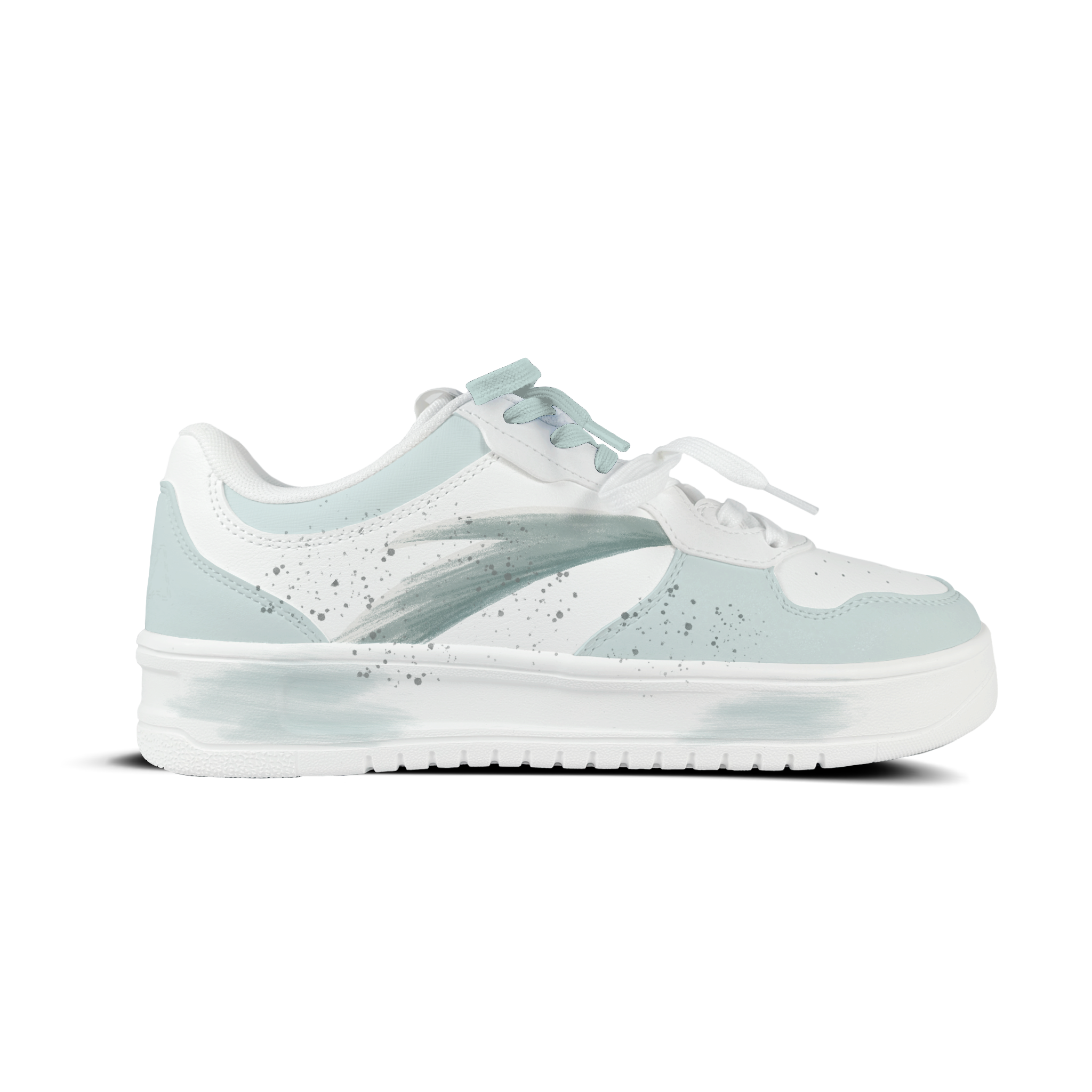 Anta Relaxed Ink Wash Breeze Slip Resistant Abrasion Resistant Low top Skateboard Shoes Unisex