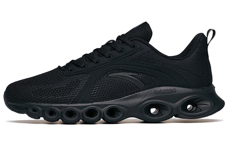 Anta Running Collection Cushioning Wear-Resistant Low-Top Running Shoes Men's Black