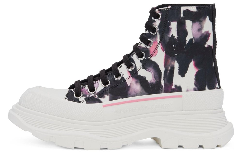 Alexander McQueen Tread Slick Ankle Boots Women's Multicolor