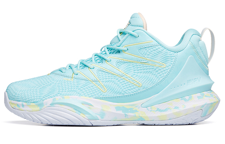 Anta The Dagger 5 Durable Cushioning Low-Top Basketball Shoes Men's Blue