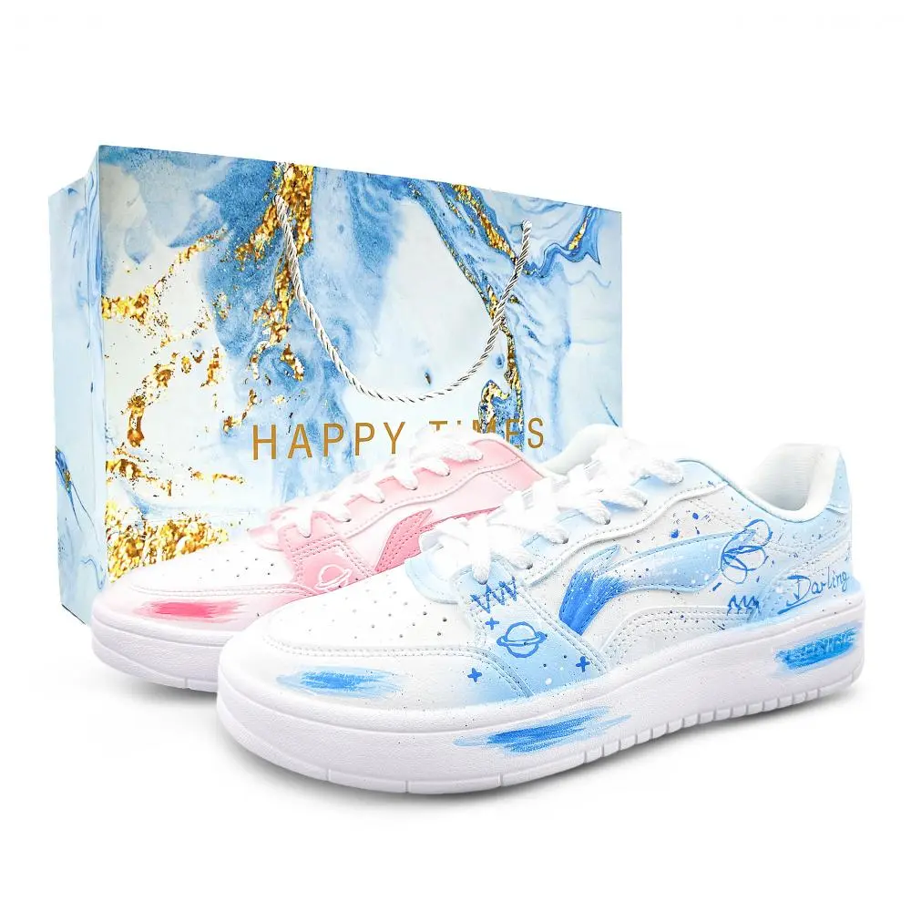 LINING Acer Truncatum Skateboard Shoes Men's Low top White