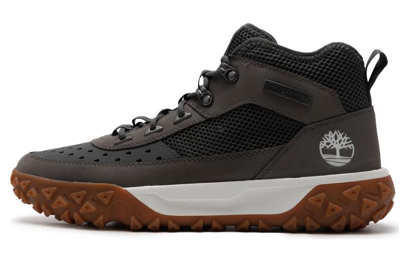 Timberland Greenstride Motion 6 Mid Fabric And Leather Waterproof Boots 'Black'