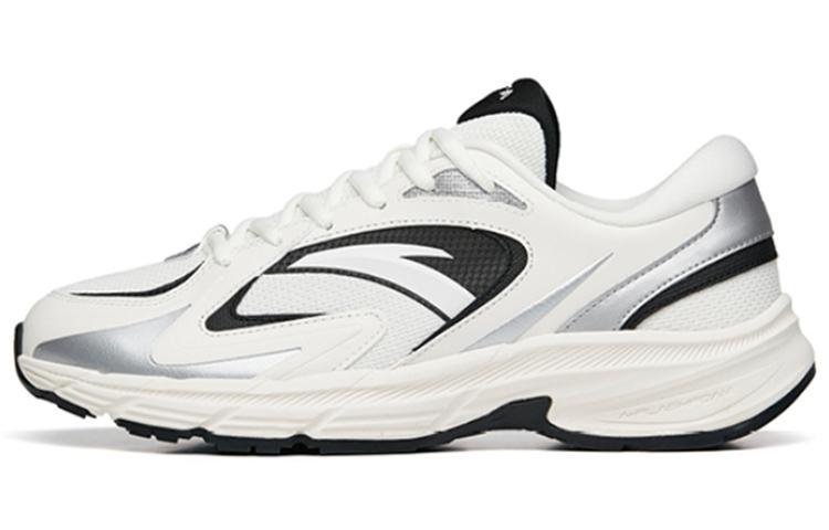 Anta AT952 Cushioning Anti-Slip And Wear-Resistant Low-Top Sports Casual Shoes Ivory White