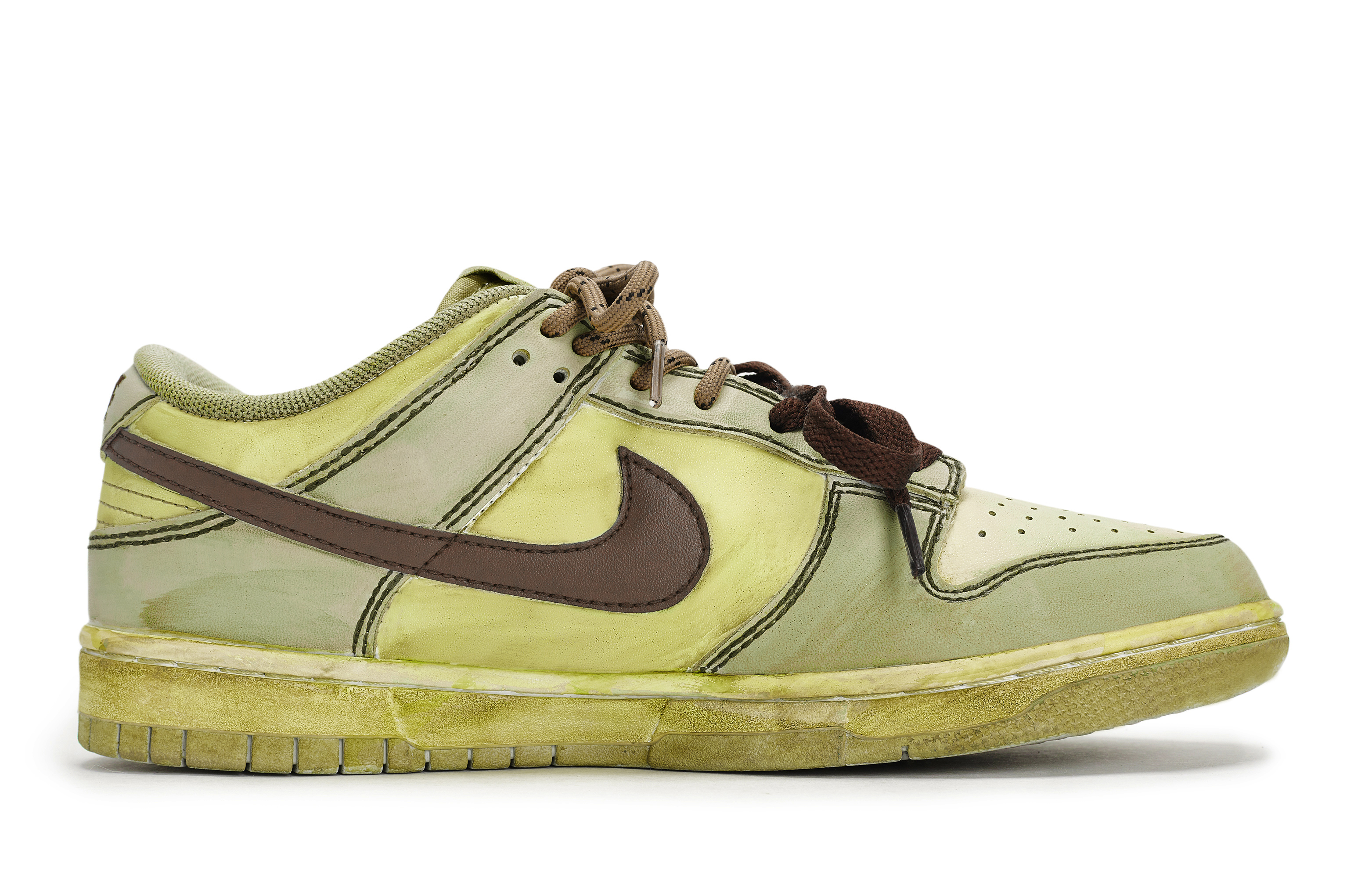 Nike Dunk Skateboard Shoes Men's Low top Pink/Yellow/Brown купить в интернет-магазине Yoocart с быстрой доставкой по России.