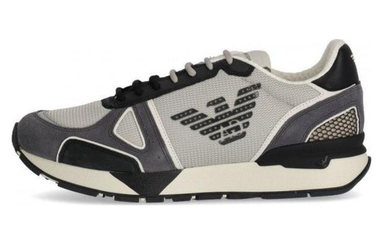EMPORIO ARMANI Low Top Casual Shoes Men's Gray