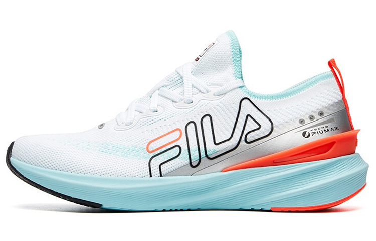 FILA Athletics Low Top Casual Running Shoes Women's White Blue