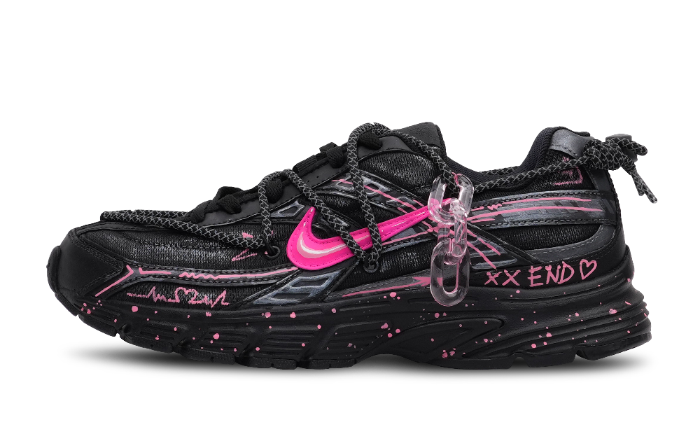 Nike Initiator Low-Top Running Shoes Men's Black Pink