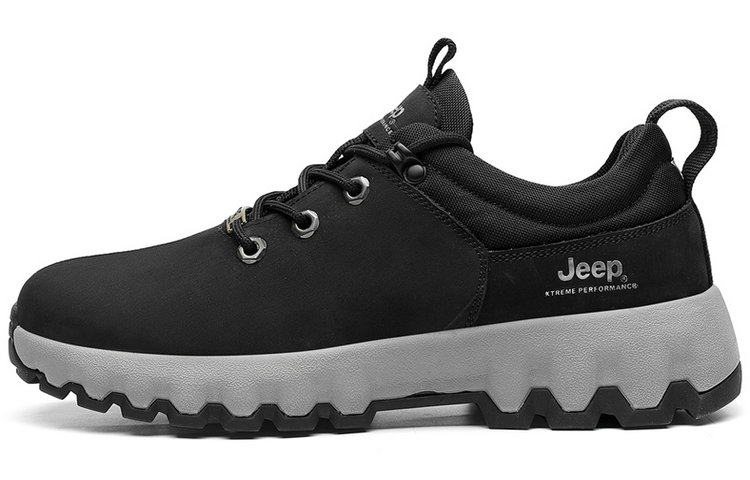 Jeep Hiking / Trekking Shoes Men Low-Top Black