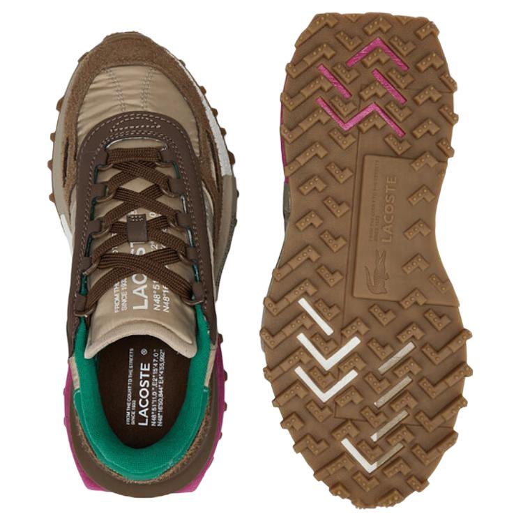 LACOSTE Low-Top Casual Shoes Women's Light Brown Green купить в интернет-магазине Yoocart с быстрой доставкой по России.