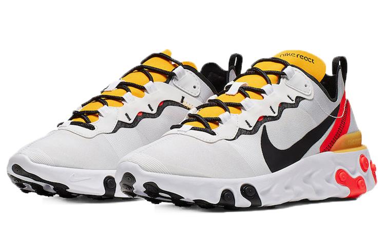 Nike React Element 55 White Black Crimson Gold купить в интернет-магазине Yoocart с быстрой доставкой по России.