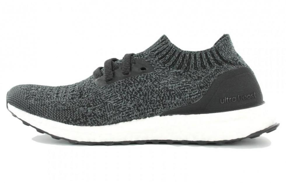 Adidas Ultra Boost Uncaged Black Grey Three