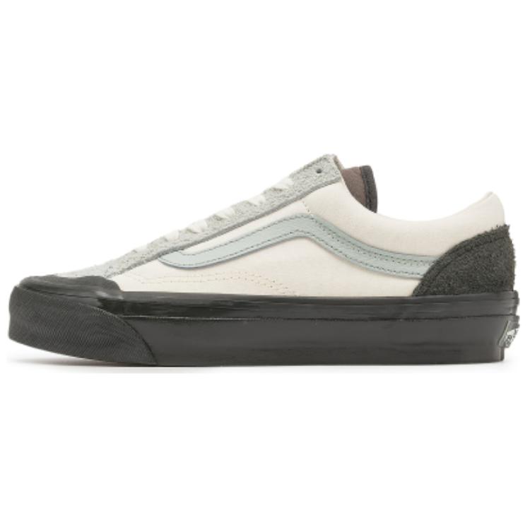 Vans Small Earth Durable Breathable Low-Top Skateboard Shoes Men's White Black Green