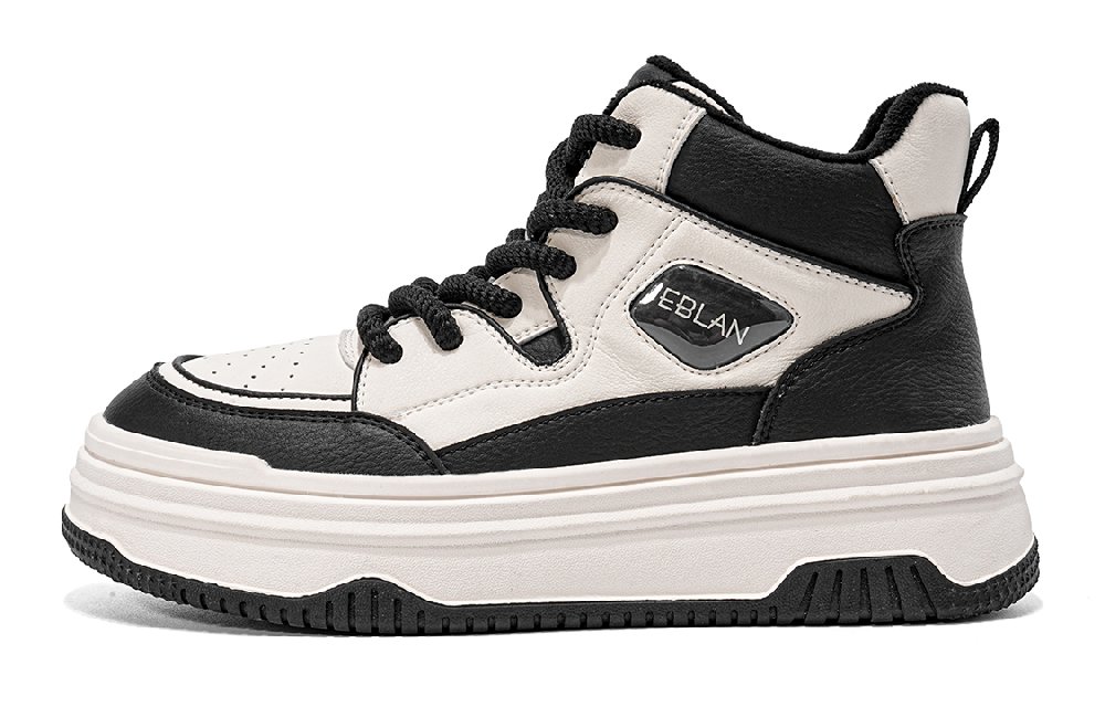 EBLAN Mid Top Skateboard Shoes Women's Black