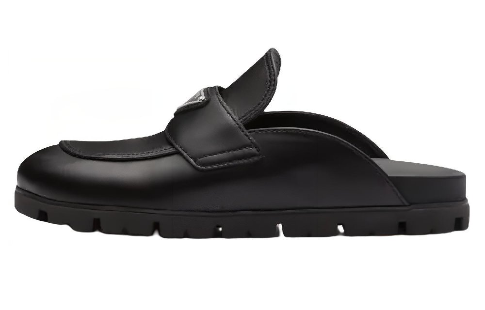 PRADA Closed Toe Slippers Women's Black