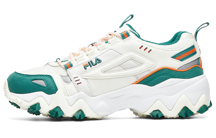 FILA Oakmont Low To Running Shoes White/Green Women's