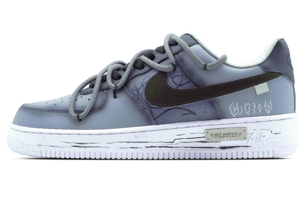 Nike Air Force 1 Wear-Resistant Balance Low-Top Skateboard Shoes Women's White Green