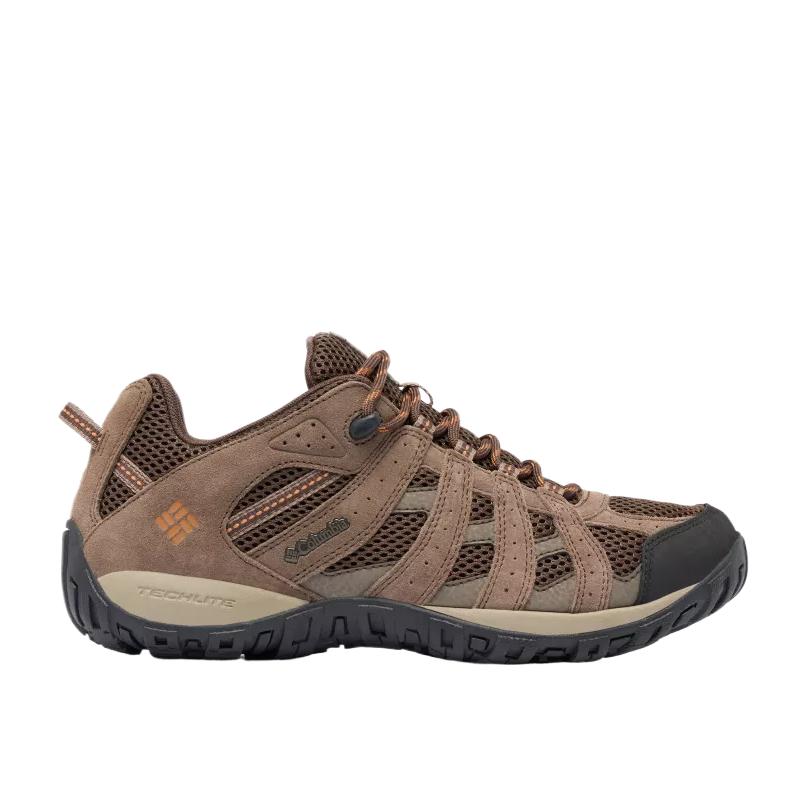 Columbia Redmond Cushioning, Slip Resistant, Abrasion Resistant, Waterproof Low Top Hiking Shoes Men's Black Ginger купить в интернет-магазине Yoocart с быстрой доставкой по России.