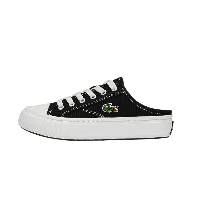 LACOSTE Cushioning, Wear Resistant Low Top Casual Shoes Women's Black