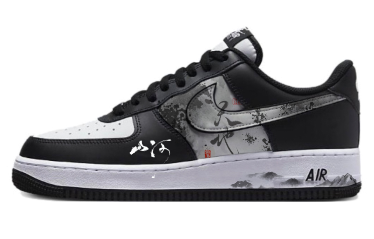 Nike Air Force 1 Low Low-Top Skateboard Shoes Unisex White Black