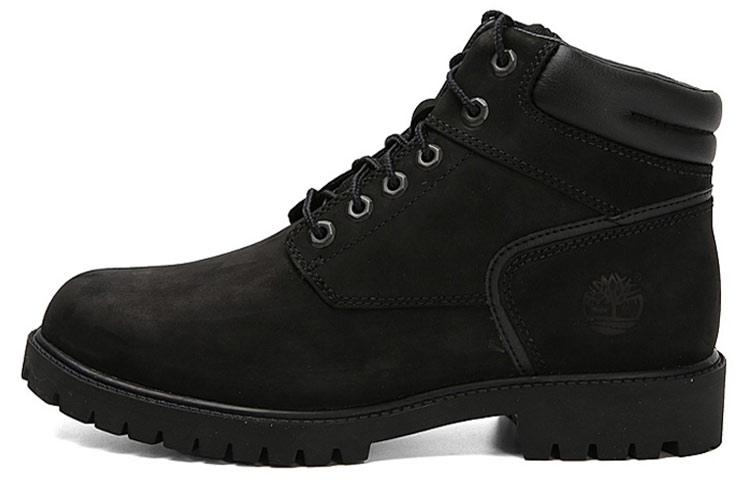 Timberland Heritage Casual Walking Wide Fit Boots 'Black Nubuck '