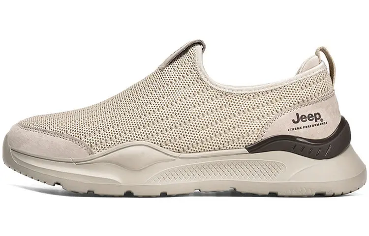 Jeep Low Top Casual Shoes Men's Sand
