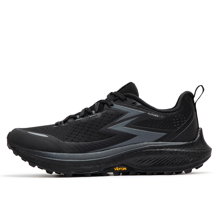 361° Anti-Slip And Wear-Resistant Breathable Low-Top Running Shoes Men's Obsidian Black