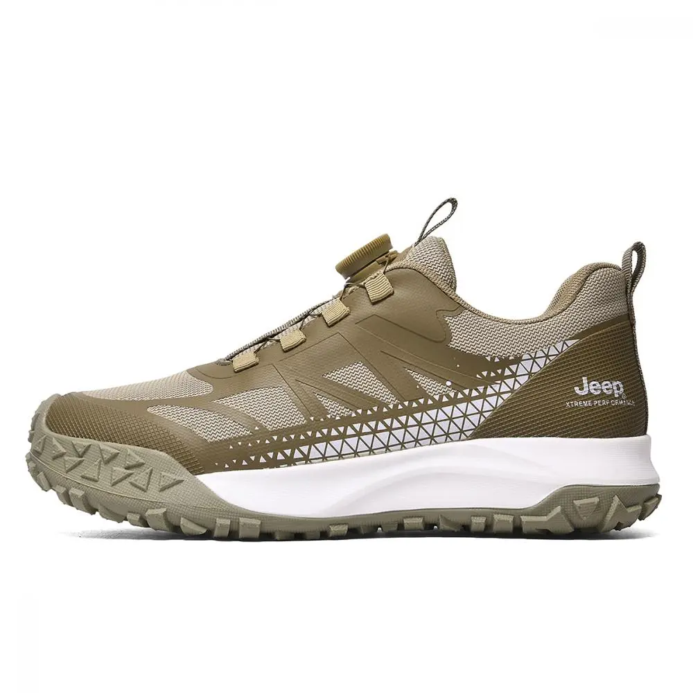 Jeep Low Top Hiking Shoes Men's Khaki