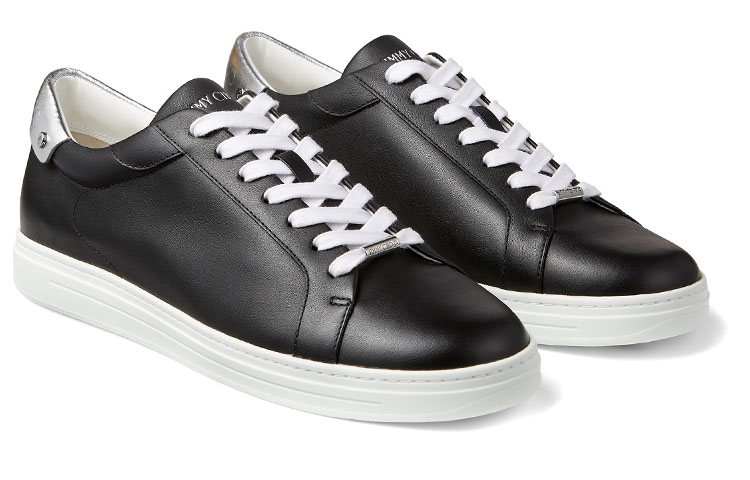 Jimmy Choo Rome/M Leather Sneakers