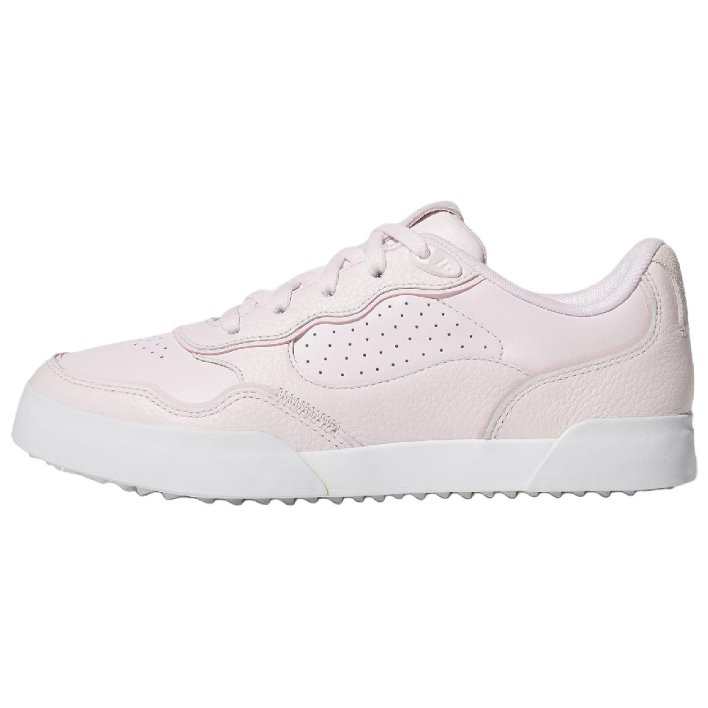 Adidas Retrocross 25 Abrasion Resistant Low Top Golf Shoes Women's Pink White
