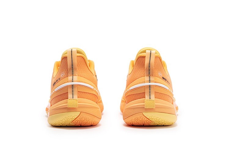 361° BIG3 5.0 Quick Orange Soda Cushioning Anti-Slip And Wear-Resistant Low-Top Basketball Shoes Unisex Loquat Orange