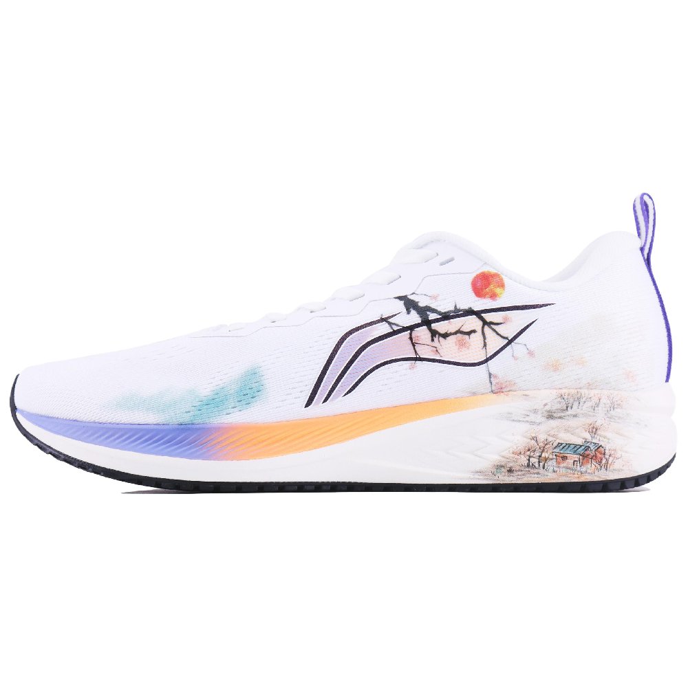 LiNing Red Hare 6 Slip Resistant, Breathable, And Supportive Low Top Marathon Running Shoes Men's White