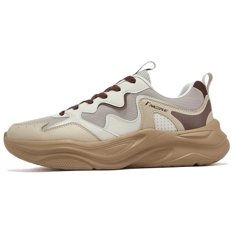 361° Breathable Support Rebound Low top Casual Shoes Men's Pumice Wild Mushroom