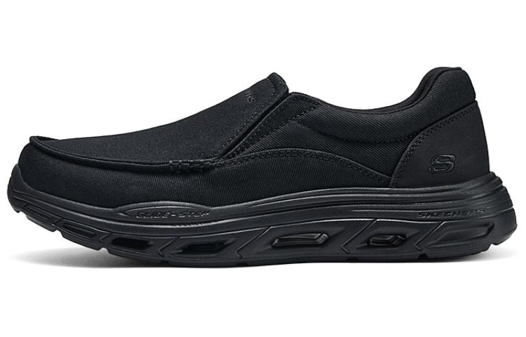 Skechers Breathable Low-Top Casual Shoes Men's All Black
