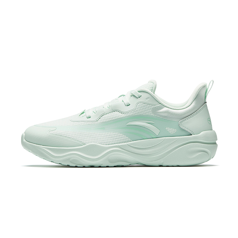 Anta Milk Sugar Slip Resistant, Abrasion Resistant, Breathable Low Top Training Shoes Women's Light Cloud Green