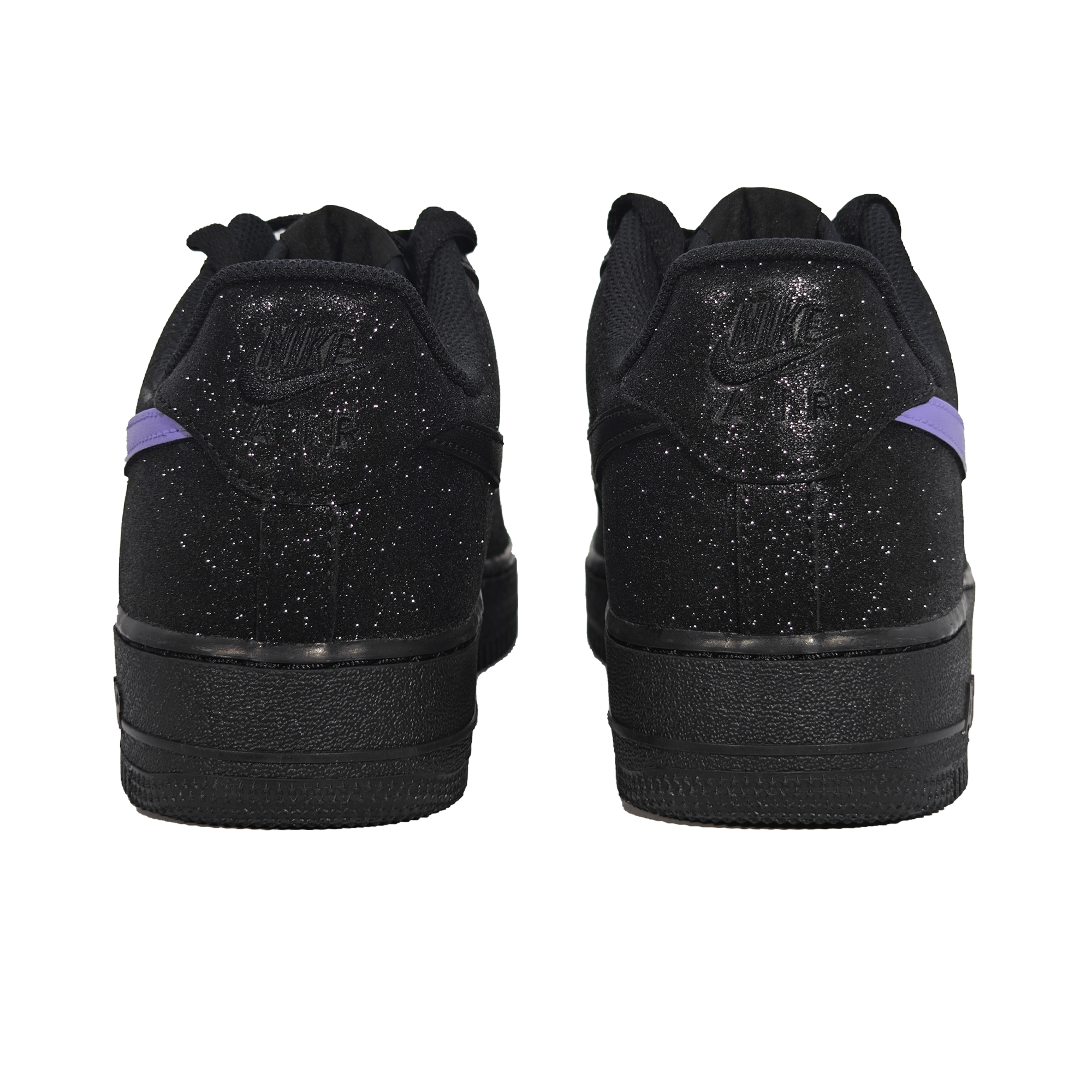 Nike Air Force 1 Baby's Breath Lightweight Low Top Skateboard Shoes Women's Black Purple купить в интернет-магазине Yoocart с быстрой доставкой по России.