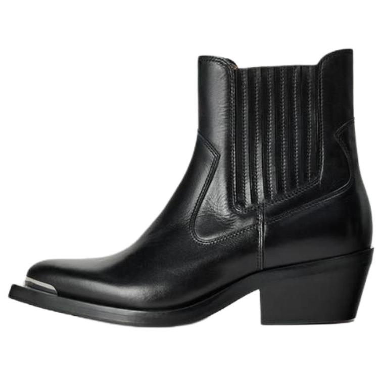 ZARA 50th Anniversary Collection Chelsea Boots Women's Black