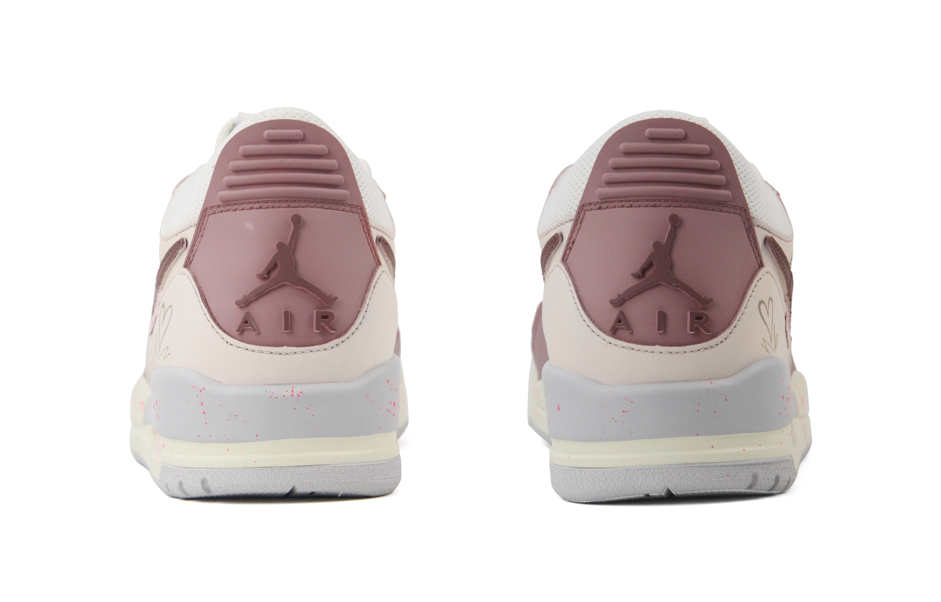 Jordan Legacy 312 Abrasion Resistant Slip Resistant Low top Vintage Basketball Shoes Unisex Beige Pink купить в интернет-магазине Yoocart с быстрой доставкой по России.