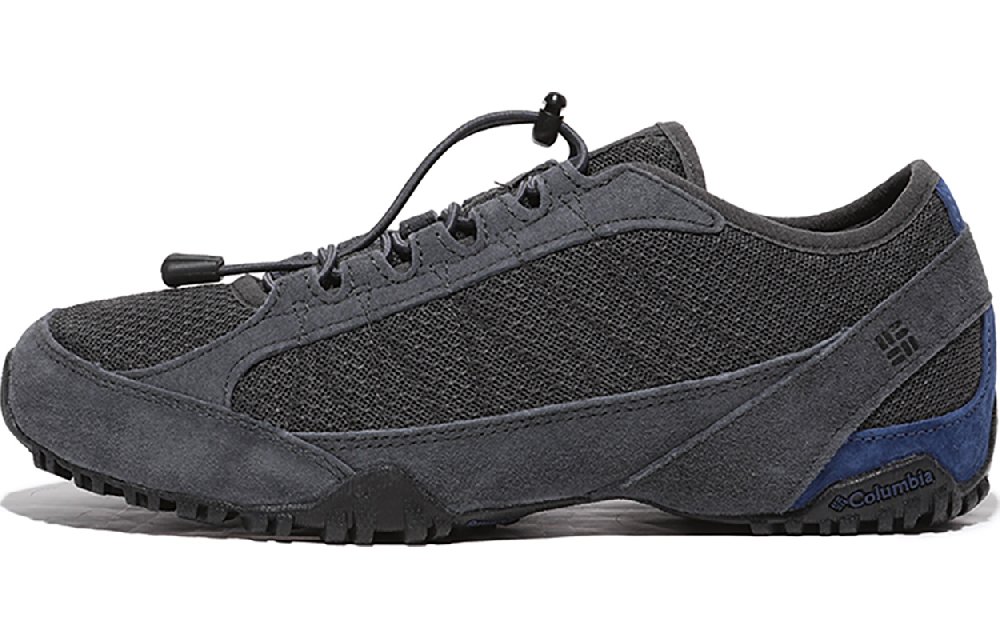 Columbia Shock Absorbers Slip Resistant Breathable Low Top Casual Shoes Men's Black Blue
