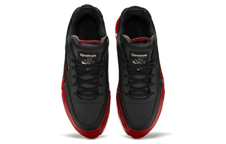 Reebok Club C Cardi B Black Red Women's