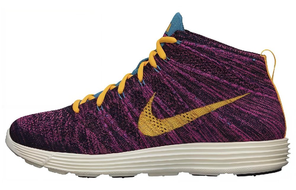 Nike Lunar Flyknit Chukka Grand Purple Laser Orange