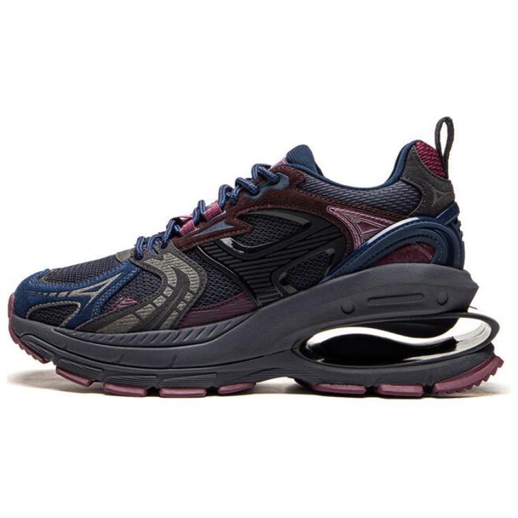 LiNing Project* Anti-Slip Wear-Resistant Low-Top Casual Shoes Women's Blue Red