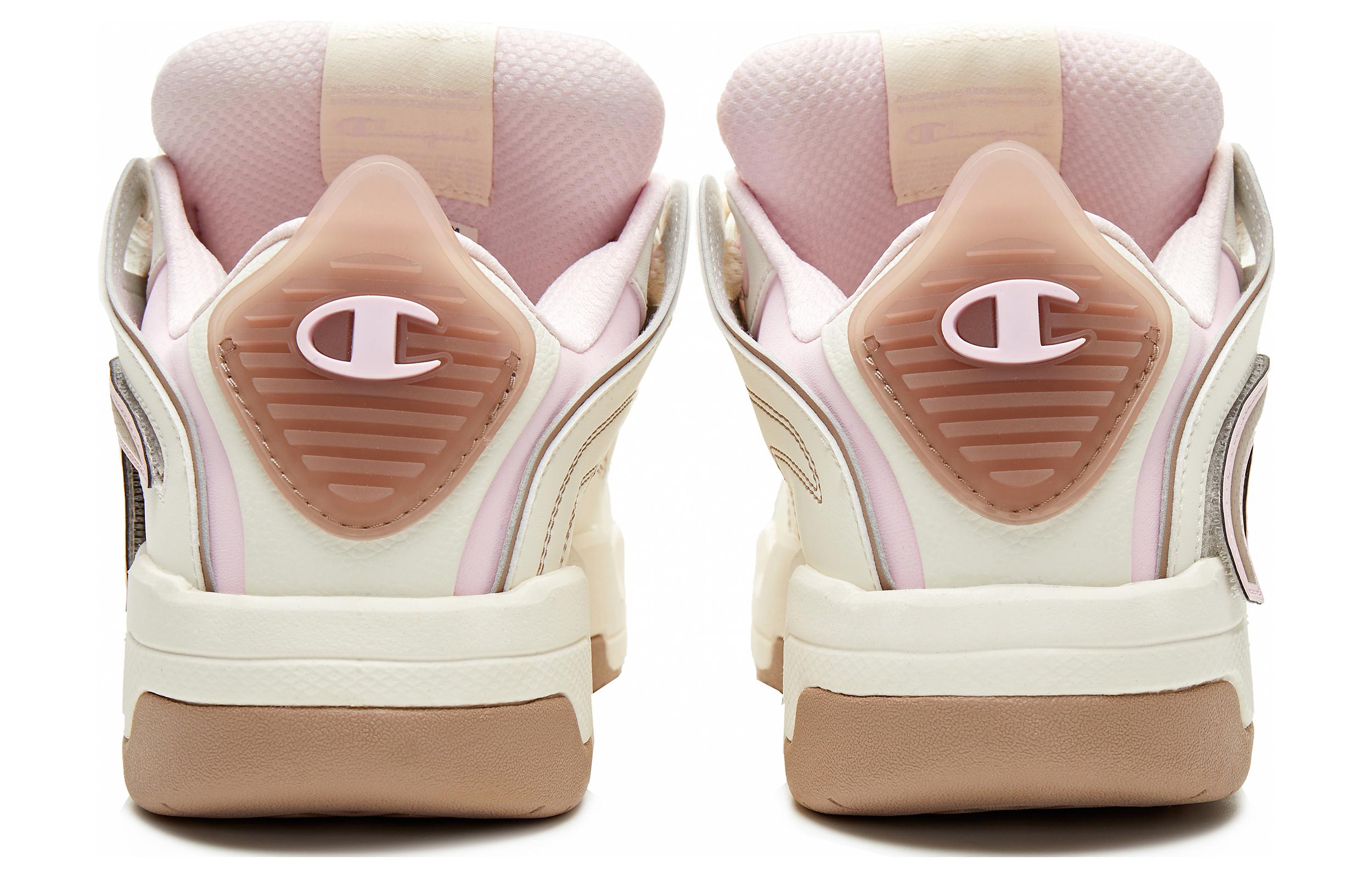 Champion Skateboard Shoes Women's Cream White Velvet Brown