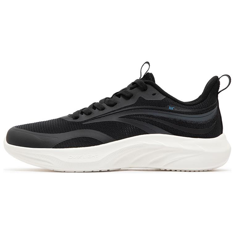 361° Wear-Resistant Low-Top Running Shoes Men's Black Gray