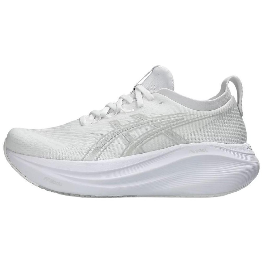 Asics Gel Nimbus 27 White Glacier Grey Women's